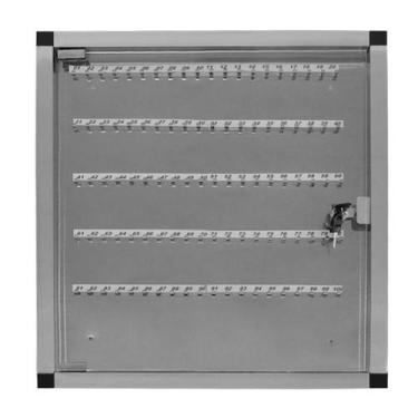 Imagem de Claviculário De Chaves Em Alumínio Porta Acrílico 80 Chaves - Ati Glas