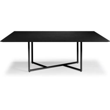 Imagem de Mesa de Jantar Diadema Aço Carbono Preto - Drop mobiliário