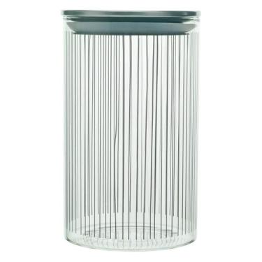 Imagem de Pote de Vidro 1L Minimalista Tampa Inox com Vedação - Wincy, Mod1