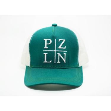 Imagem de Boné pazzolini verde bandeira com tela branca