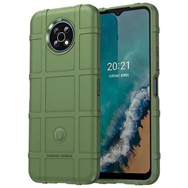 Imagem de Monwutong Capa de telefone de ajuste fino para Nokia G50, capa de telefone durável com proteção de lente de câmera e proteção de choque de grau militar, testada contra quedas e proteção de lente de