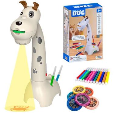 Imagem de Mesa Projetora Cachorro Colorir Desenhar Infantil Criativa - Pais & Fi