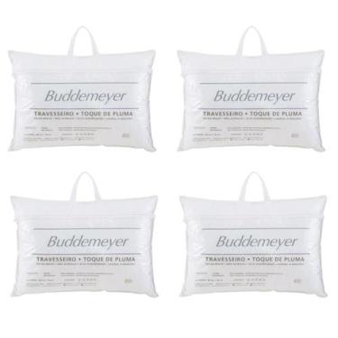 Imagem de Kit 04 Travesseiros Toque de Pluma Buddemeyer
