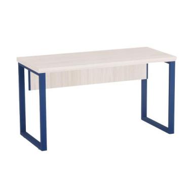 Imagem de Mesa Auxiliar Tubolar PE 40 Pandin 90 Cm Casablanca e Azul Del Rey