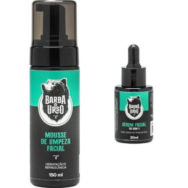 Imagem de Kit Serum e Mousse facial Barba de Urso