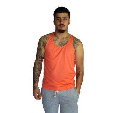 Imagem de Regata Nadador Masculino Academia Fitness - swg, Salmão, GG