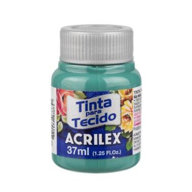 Imagem de Tinta Acrilex Para Tecido 37 Ml Fosca - Metallica Acessórios, Verde ma