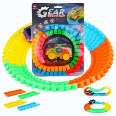 Imagem de Pista Maluca Trilha Brinquedo de Menino 1 Carrinho - REIS VARIEDADES M