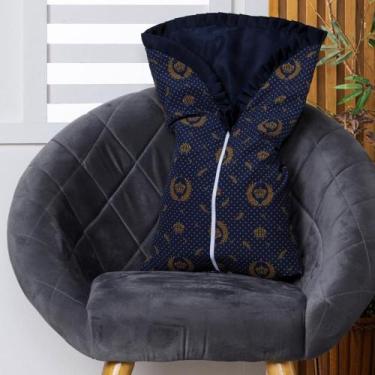 Imagem de Saco de Dormir para Bebê Inverno Estampado Acolchoado com Zíper 100% A