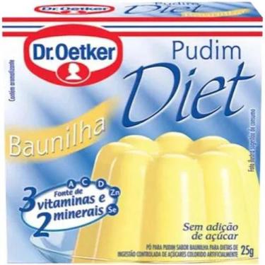 Imagem de Kit c/12unPudim Diet de Baunilha 25g - Dr. Oetker