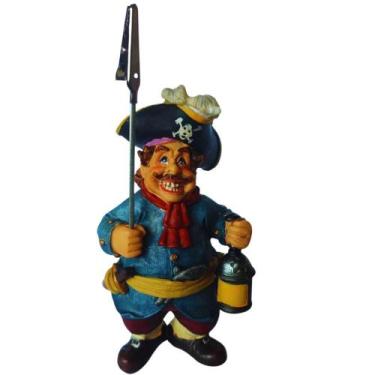 Imagem de Porta Recados de Resina Importada Modelo Piratas do Caribe 15cm - Supe