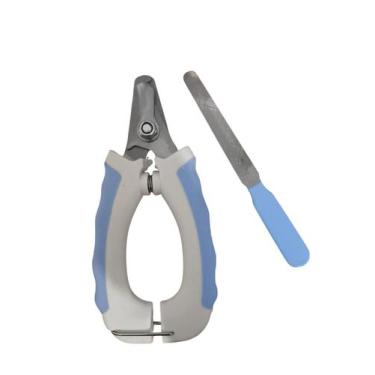 Imagem de Alicate de Cortar Unha Pet + Lixa Idea, Azul