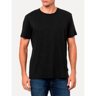 Imagem de Camiseta Calvin Klein Masculina Solid Liquid Touch Preta-Masculino