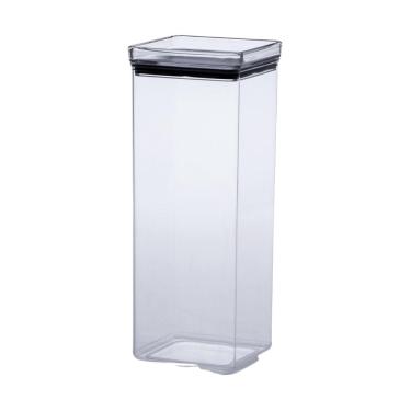 Imagem de Pote Hermetic Lumini Quadrado 2.200ml Transparente com Tampa