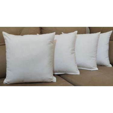Imagem de Kit 8 Capas De Almofadas Decorativas Sued Lisas 45x45 Lindas - INGRID 