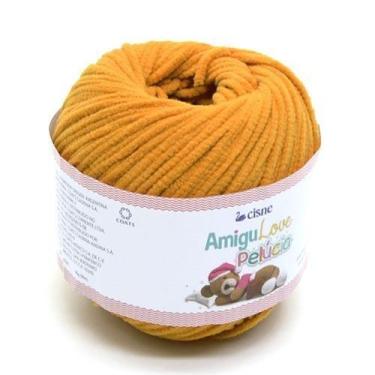 Imagem de Linha AmiguLove Pelúcia 90 Metros - Cisne, 308 MOSTARDA