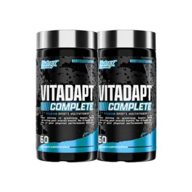 Imagem de Kit 2x Multivitamínico Vitadapt Complete 60 Caps Nutrex - Nutrex Resea