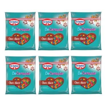 Imagem de Kit/6 un Granulado Choc Disco de Chocolate 80g (Ref 70142) - Dr Oetker