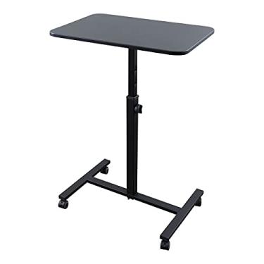 Imagem de Stand Up Desk Store Altura Ajustável Coluna Única Suporte para Laptop - Preto