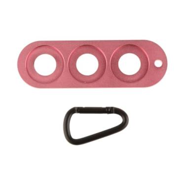 Imagem de Deevoka Protetor de junta de taco de sinuca, suporte de pontas de taco de proteção, organizador universal portátil de 3 furos, clipe de protetor de junta de, Rosa