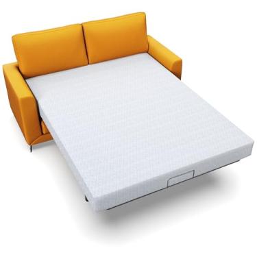 Imagem de wilzealan Colchão de substituição de espuma viscoelástica de gel frio de 11 cm para sofá-cama e sofá-cama, tamanho Queen, certificado CertiPUR-US, capa lavável (sofá não incluído) Dimensões genéricas