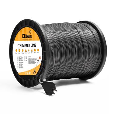 Imagem de Linha de Aparador Magnum Profissional de Serviço Pesado da Parts Club Redonda 0,095 em 2,4 mm-1354 Linha de Aparador de Pés (5LB)