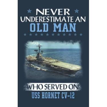 Imagem de USS Hornet CV-12 Veterans Day Father Day: Study Notebook, 6 x 9 inches, 120 pages