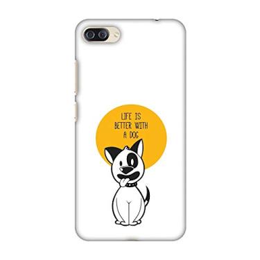 Imagem de AMZER Capa protetora fina, Life is Better with A Dog, Asus Zenfone 4 Max ZC554KL, Asus Zenfone 4 Max Pro ZC554KL, Asus Zenfone 4 Max Plus ZC554KL