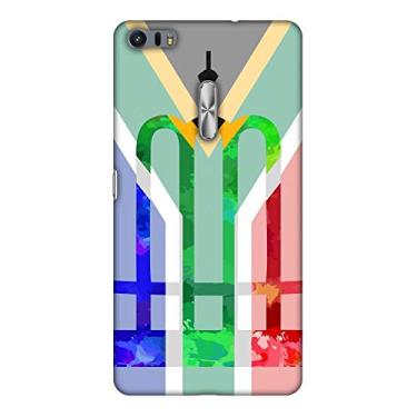 Imagem de AMZER Capa rígida de encaixe de designer fino para Asus ZenFone 3 Ultra ZU680KL - O monumento Huguenot - Bandeira da África do Sul