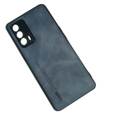 Imagem de Kepuch Silklike Capa para Oppo Realme X7 Pro Ultra - Case Placa de Metal Embutida para Oppo Realme X7 Pro Ultra - Azul