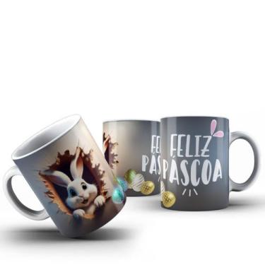 Imagem de Decoração de Páscoa: Caneca de Coelho e Presentes Especiais - ocamelo