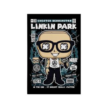 Imagem de Quadro Decorativo Canvas LP Chester Link Park Musica - Deliquadros, 22
