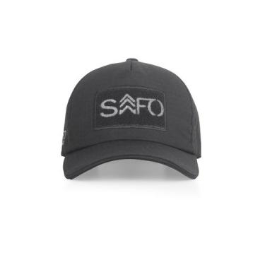 Imagem de Boné Tatico Militar Safo M-1 Camuflado, Preto, Único