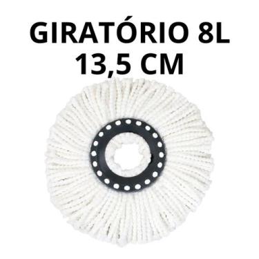 Imagem de Kit Refil para Mop Flat, Giratório E Spray  Alta Absorção em Microfibr