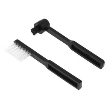 Imagem de Maxmoral Escova para toca-discos de vinil, escova de limpeza de discos de vinil antiestática, kit de limpador de vinil, acessórios para tocador, acessórios para tocadores, pincéis de disco de vinil