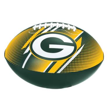 Imagem de BigMouth Green Bay Packers NFL Fan Gear Brinquedos ao ar livre, oficialmente licenciado - Bola inflável de futebol e praia