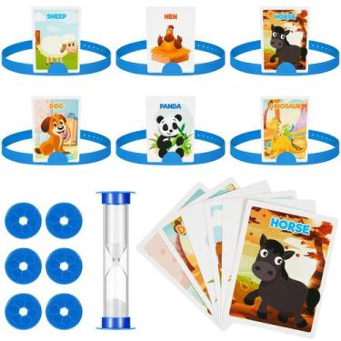 Imagem de Jogo de adivinhação Sumind Headband Game Fun Heads Up com cartas