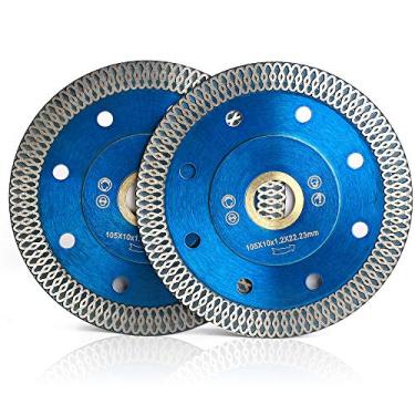 Imagem de xiangyunduan 2Pc/Lote 4 "Lâmina De Corte De Diamante Lâmina De Serra De Ladrilho Superfina Para Cortar Granito, Mármore, Porcelanato