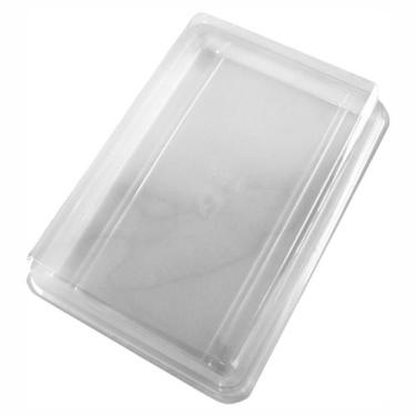 Imagem de Caixa Retangular Grande  - Cristal - 22x15,5cm - Cód. 14375 - 10 unida