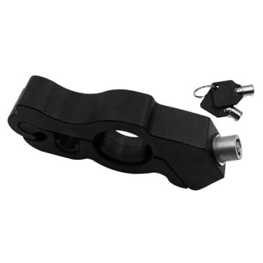 Imagem de A Trava de Alça de Motocicleta Impede o Roubo CNC Aluminium Lockbar Lock Bike Moped Scooter ATV (Preto)
