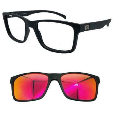 Imagem de Armação de Grau Hb Switch 0339 Com 1 Clipon Personalizado, Red