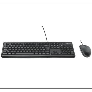 Imagem de Combo Teclado e Mousecom Fio Logitech MK120 - 920-004429 Preto