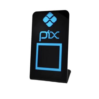 Imagem de Placa Expositor de Acrílico para QRCode Pix Moldura - LOJAS PEDRI, PRE