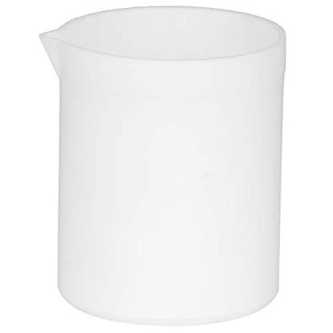 Imagem de Copo resistente, copo resistente à base, copo de medição de copo branco não pegajoso de alta lubrificação PTEE para laboratório (250 ml)