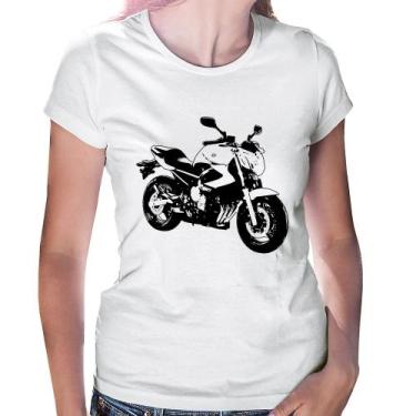 Imagem de Baby Look Moto XJ6 N Art - Foca na Moda, Branco, M