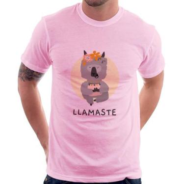 Imagem de Camiseta Llamastê - Foca na Moda, Rosa bebê, G