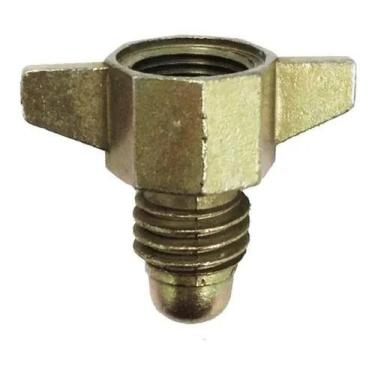 Imagem de Adaptador Gas Botijao P13 Rosca Fina P2 X Rosca Grossa P13 - Max Chama