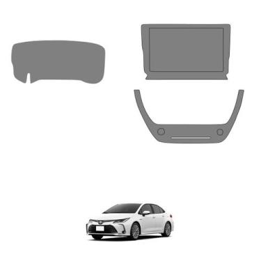 Imagem de Película PPF Velocimetro multimídia console do ar Corolla XEI 2020 202