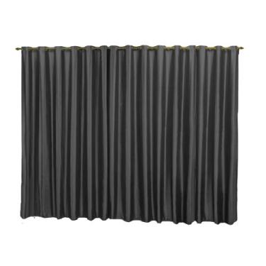 Imagem de Cortina Semi Blackout 5,60m x 2,30m 4 Folhas Veda a Luz - Armazém do e