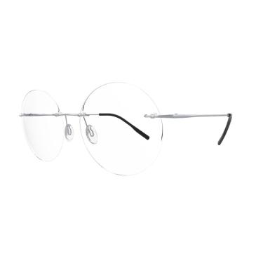 Imagem de Armação De Óculos Hb Aeroflex 0479 10104790513010 Prata Brilho